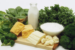 Употребление продуктов богатых кальцием